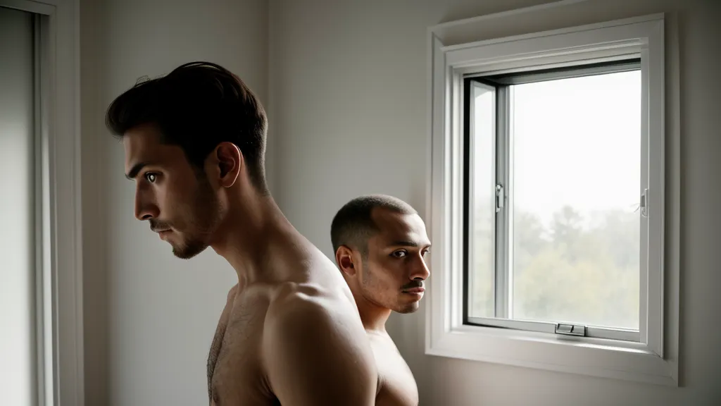 Gros plan sur des carreaux de salle de bain froids évoquant un moment de solitude.