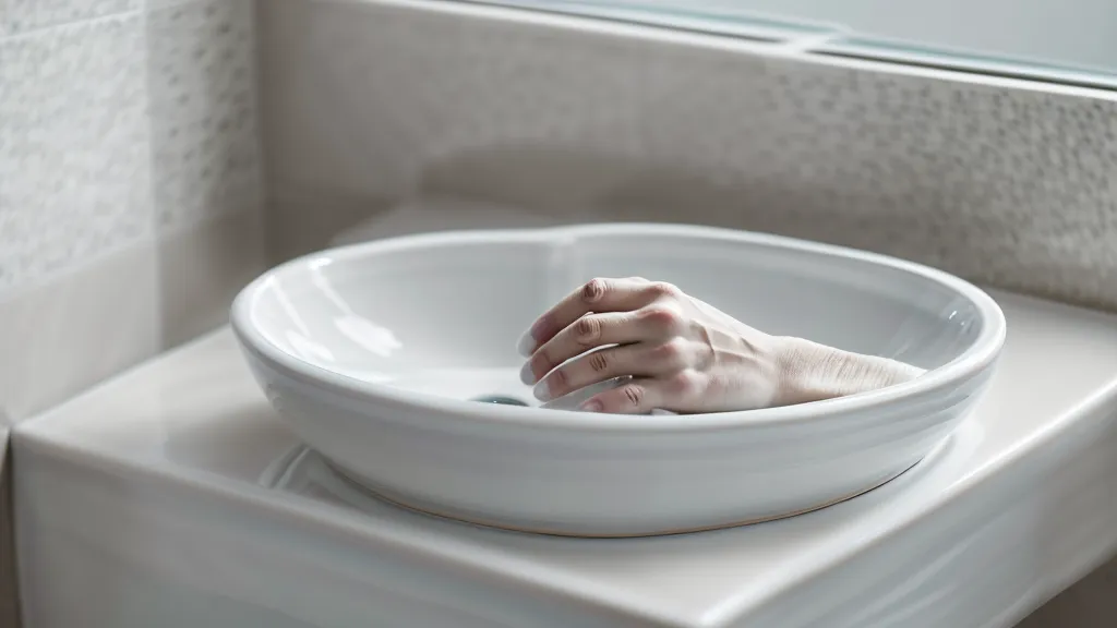 Pieds nus sur un carrelage froid, symbole de la tension liée au manque de maîtrise de l'éjaculation