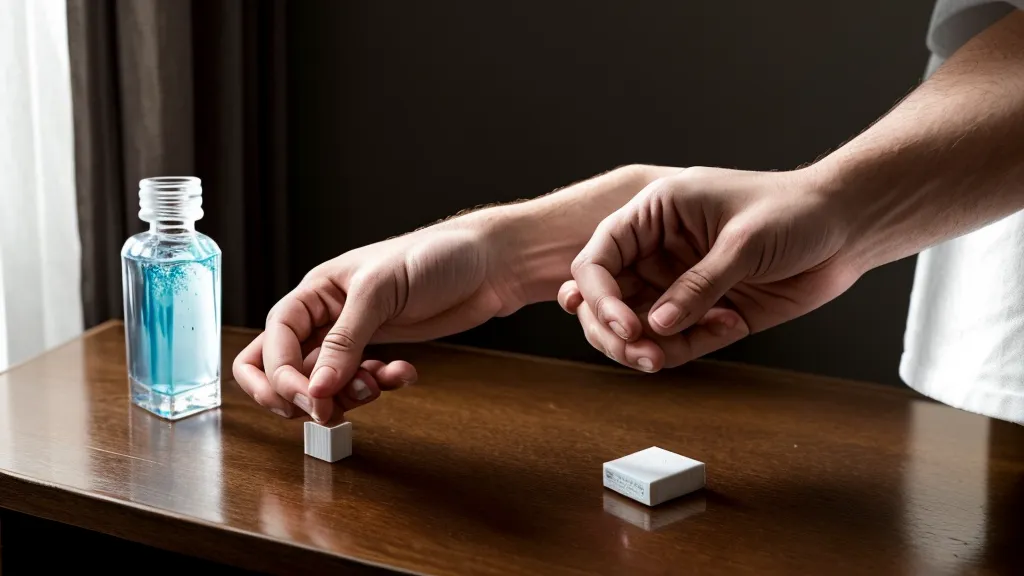 Un paquet de cigarettes posé sur une table de nuit, symbole de la décision d'arrêter.